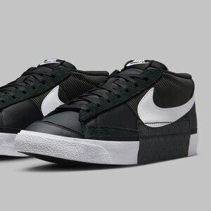 Nike Blazer Low Pro Club Black White Mens Size 7.5